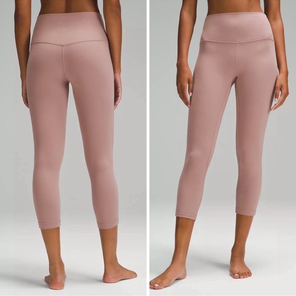 Lululemon Align HR Crop 23” Size: 10 in Twilight Rose